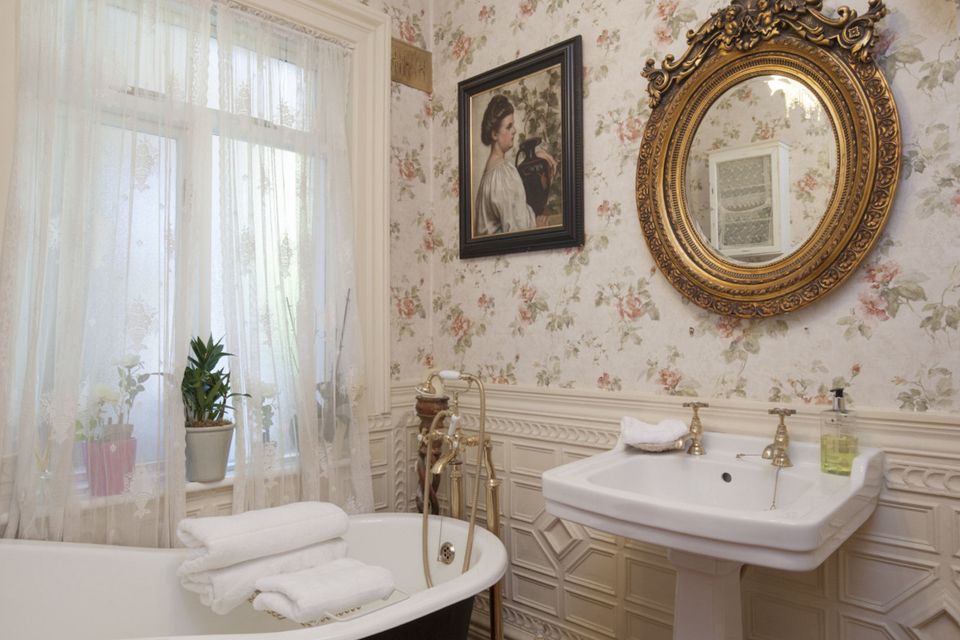 The bathroom with period detail