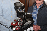 thumbnail: Donncha O'Connor accepts a set of Golf Clubs from Ballydesmond GAA presented by his dad Dan