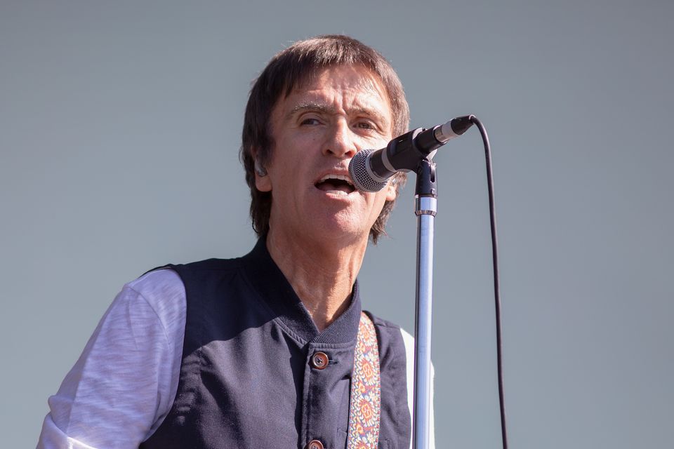 Johnny Marr previously visited his parent's hometown of Athy, Kildare to unveil a plaque in 2018. Source: (Suzan Moore/PA)