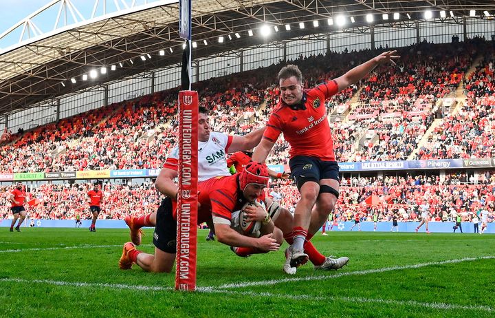 Four-try John Hodnett leads Munster to derby rout over much-changed Ulster team