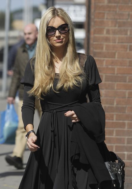 Rosanna Davison arrives at the High Court where she was awarded €80,000 after suing Ryanair for defamation. Photo: Niall Carson/PA 