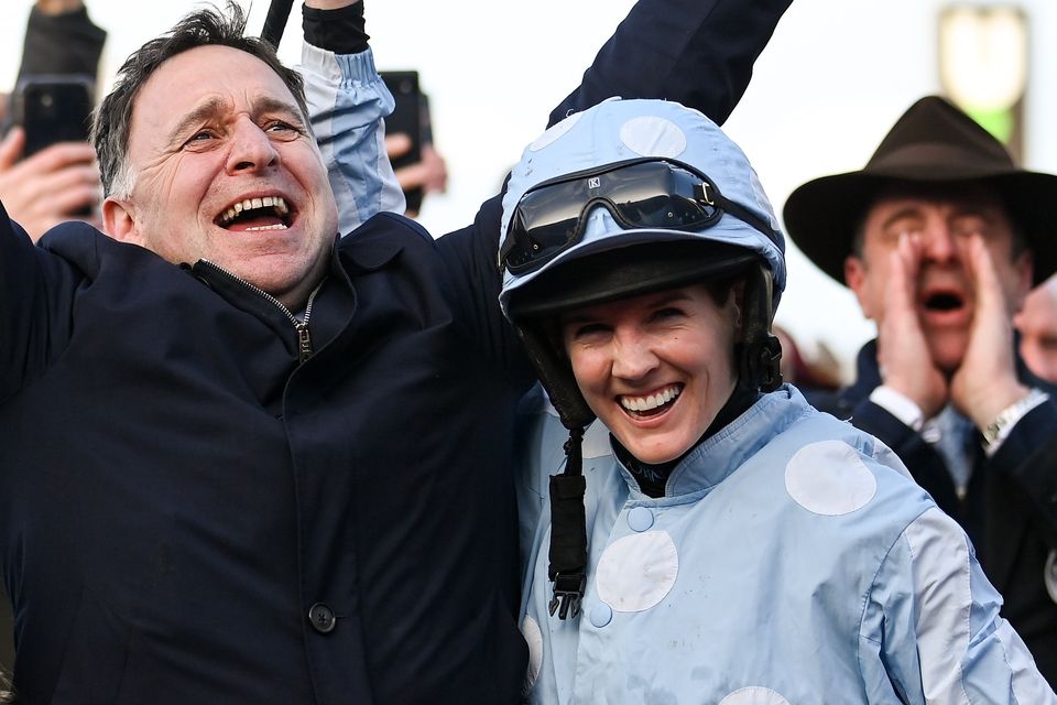 Henry de Bromhead and Rachael Blackmore. Photo: Sportsfile