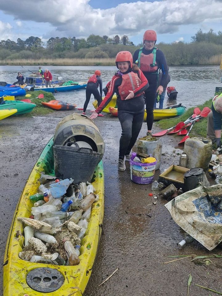 Scooters, bikes and wheelie bins found during clean up of a Wexford river