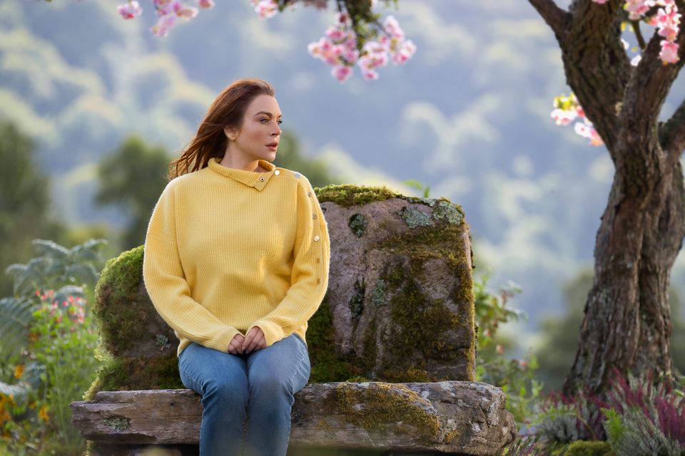Lindsay Lohan as Maddie Kelly in 'Irish Wish'. Photo: Netflix