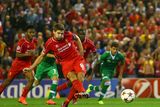 thumbnail: Steven Gerrard of Liverpool scores their second goal from the penalty spot during the UEFA Champions League Group B match between Liverpool FC and PFC Ludogorets Razgrad at Anfield