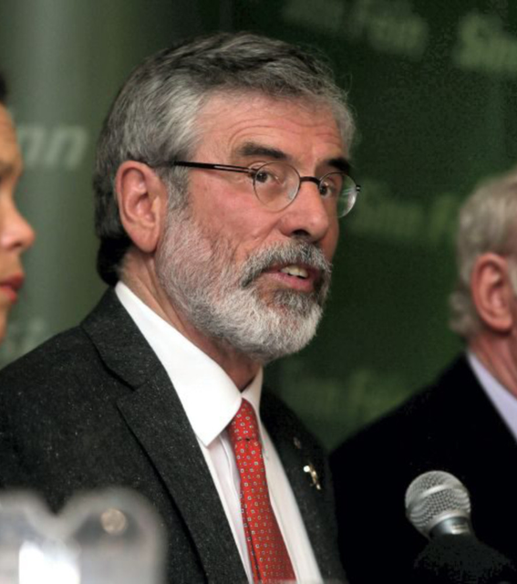 Louth TD and Sinn Fein President, Gerry Adams