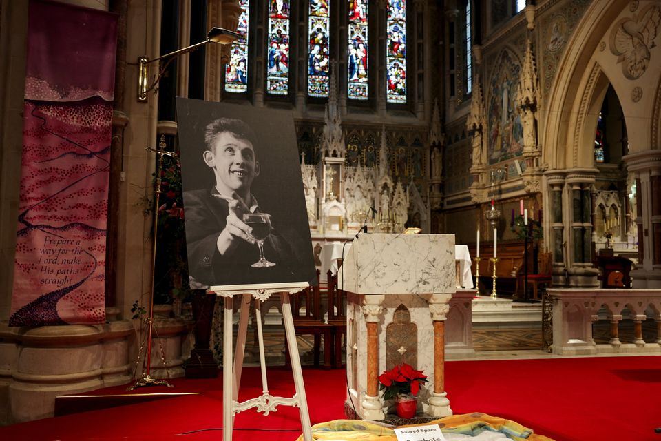 La foto de Shane en el altar.  Foto: Autoridad Palestina