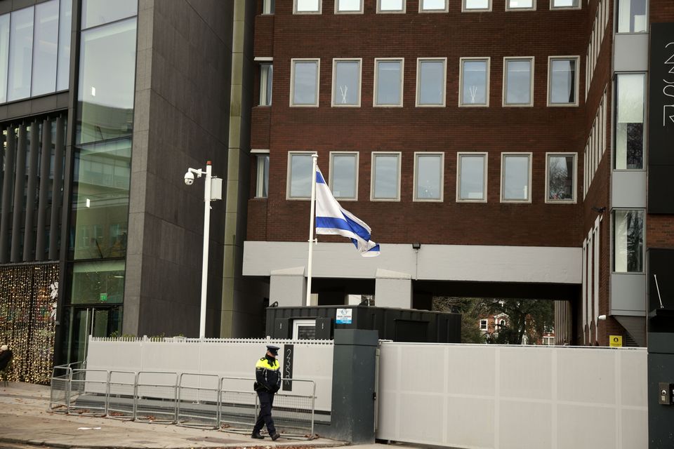 Embassy of Israel to Ireland in Ballsbridge, Dublin. Picture: Arthur Carron