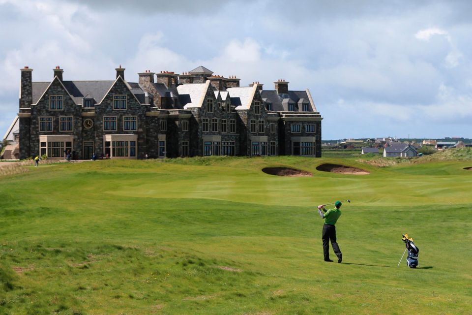 The Doonbeg golf course and hotel in Co Clare. Photo: PA