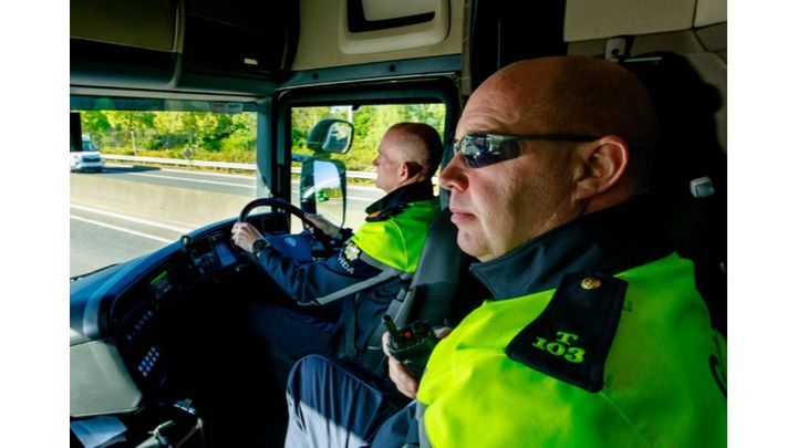 On the road with undercover garda lorry that catches distracted drivers using phones at the wheel