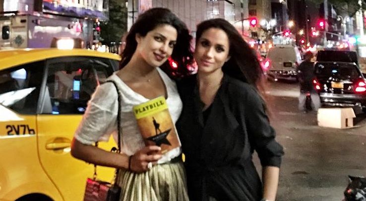 Meghan Markle and Priyanka Chopra in New York. Picture: Instagram