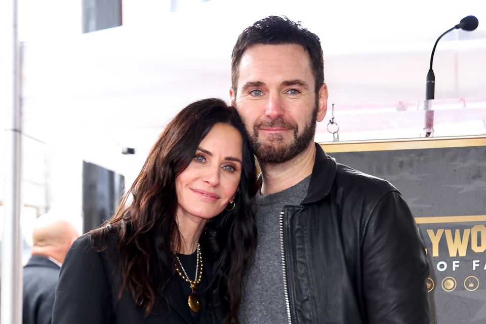 Courteney Cox and Johnny McDaid attend the Hollywood Walk of Fame Star Ceremony for Cox.