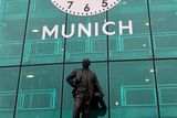 thumbnail: A view of the memorial clock at Old Trafford in Manchester ahead of the 60 Years Since The Munich Air Disaster commemorative ceremony. PRESS ASSOCIATION Photo. Picture date: Tuesday February 6, 2018. See PA story SOCCER Man Utd. Photo credit should read: Simon Peach/PA Wire.