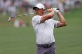 thumbnail: Rory McIlroy hits his approach on the first hole during the first round of The Masters at Augusta National Golf Club, Augusta, Georgia