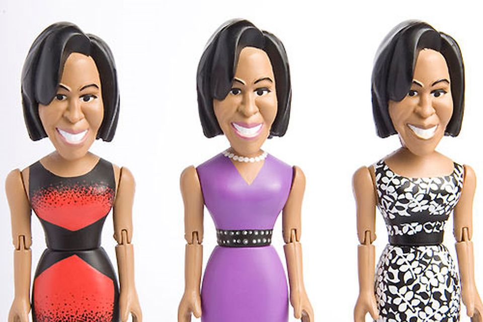 Barack and michelle obama clearance dolls