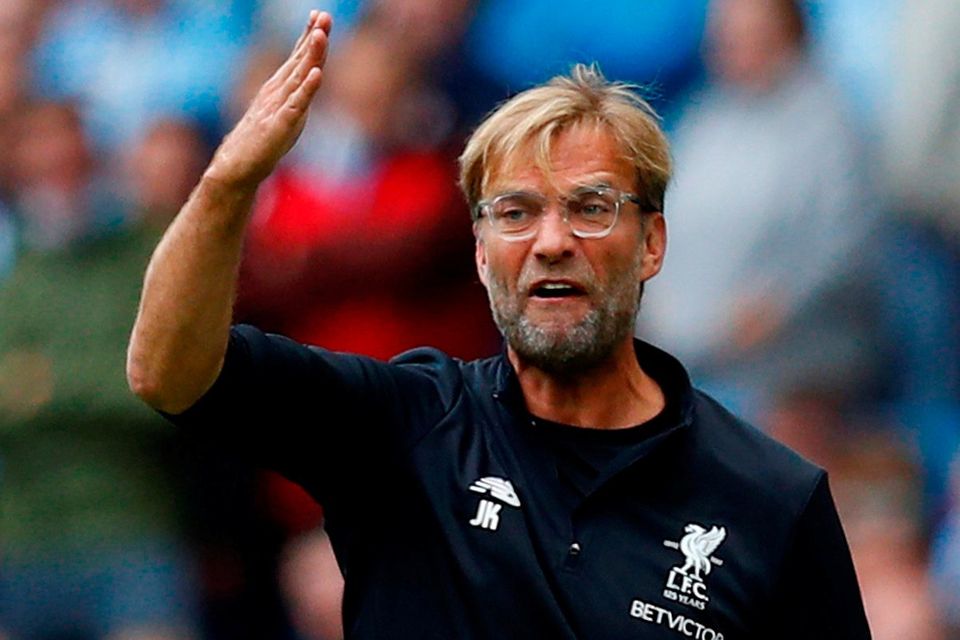 Liverpool manager Jurgen Klopp. REUTERS/Phil Noble