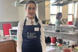 thumbnail: Amelia Bowe, from Loreto Bray, at the Healthy Home Chef cookery competition, in Sligo. 