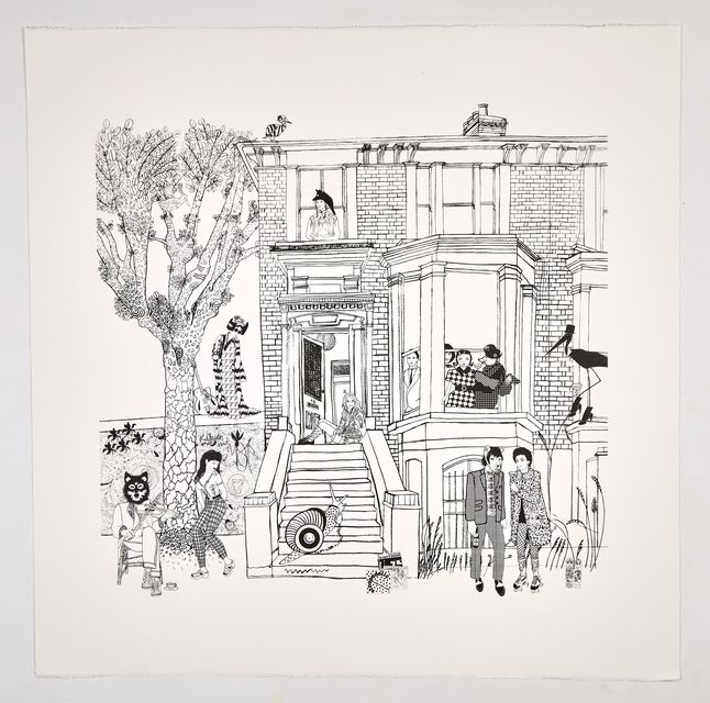 Kilburn Stoop Party print by Electronic Sheep