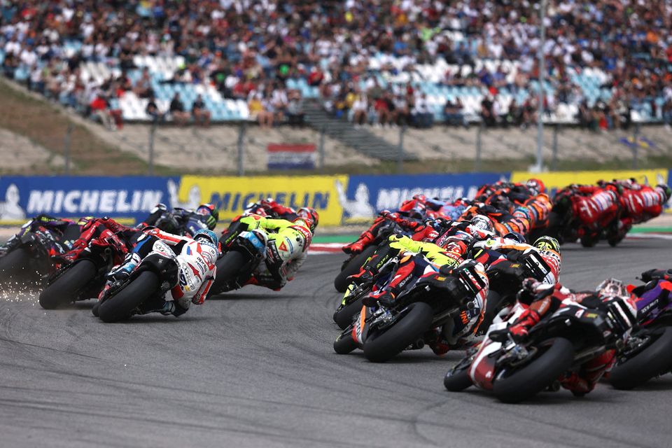 MotoGP's Portuguese Grand Prix at the Algarve International Circuit in Portimao last month