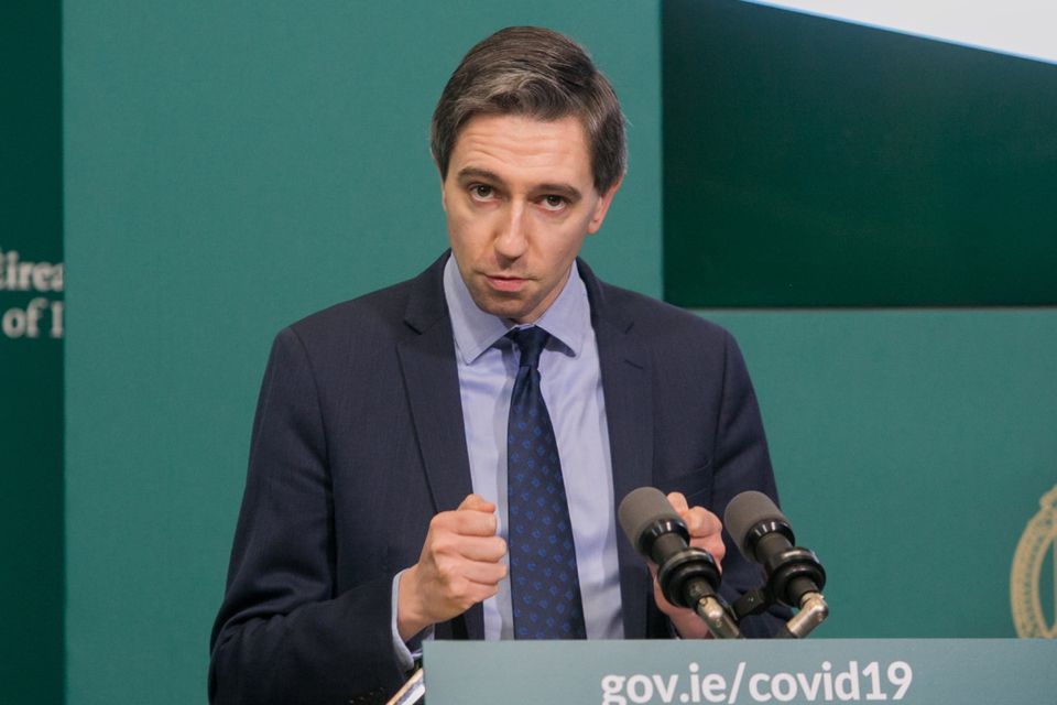 Minister Simon Harris revealed he had been coughed at