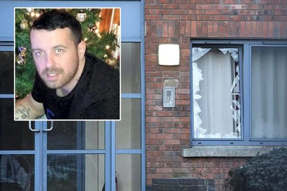 The apartment complex where Karl Breen, inset,  was found dead