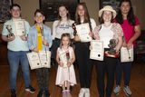 thumbnail: Recipients of P.A.C.E. Awards pictured at the Innovations Theatre School Awards Ceremony in the Loch Garman Arms Hotel, Gorey on Sunday. (l to r)- Jack mcDermott, Nathaniel Flavin, Lily Henrick (Innovations Theatre School), Elise Barry, Nessa Last, Genevieve Fleming, Danielle Mulhall. Pic: Jim Campbell
