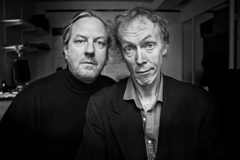 Charles Sabine (left) with his brother John Sabine before John passed away of Huntington’s disease in 2019. Photo: Martin Sølyst