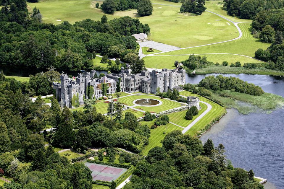 The dramatic setting of Ashford Castle, Co Mayo