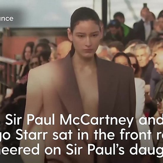 Paul McCartney, Paris Jackson and Ringo Starr hit fashion show in