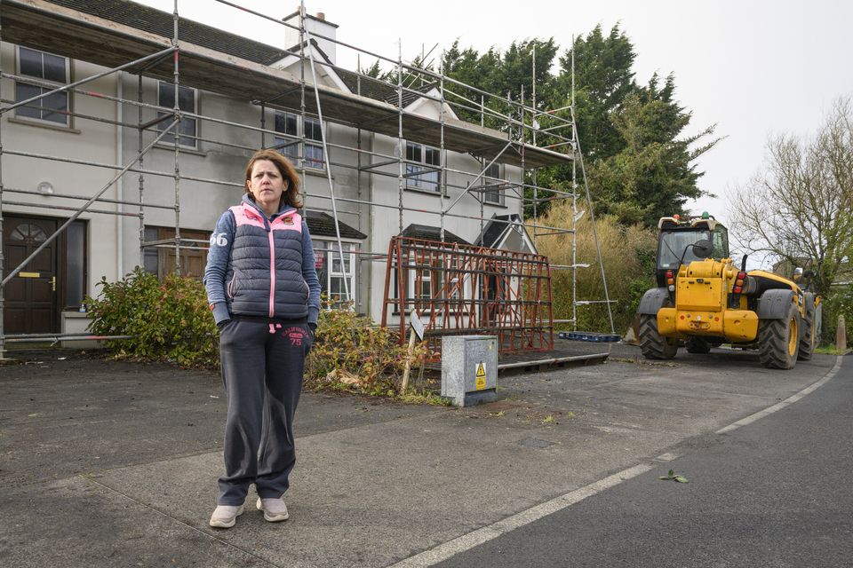 Martina Hegarty outside her home in Crossmolina, Co Mayo. Photo: Michael McLaughlin