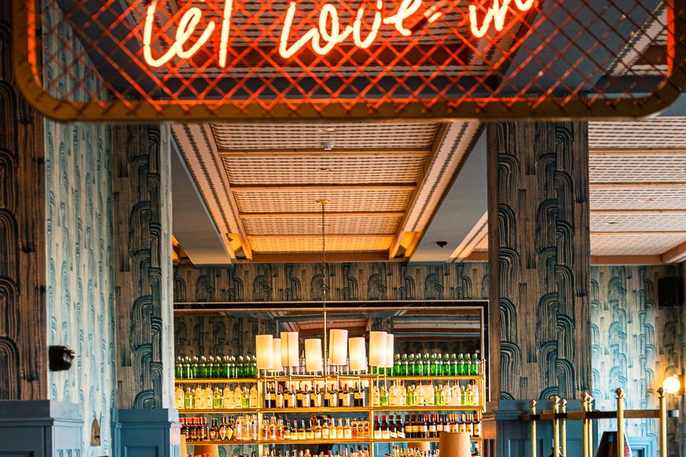 The new lobby at The Clarence