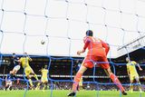 thumbnail: Kevin Mirallas of Everton scores with a header against Chelsea