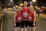 thumbnail: Helga McDonnell, Colin Cuffe and Linda Cruise at the Chicago Marathon.