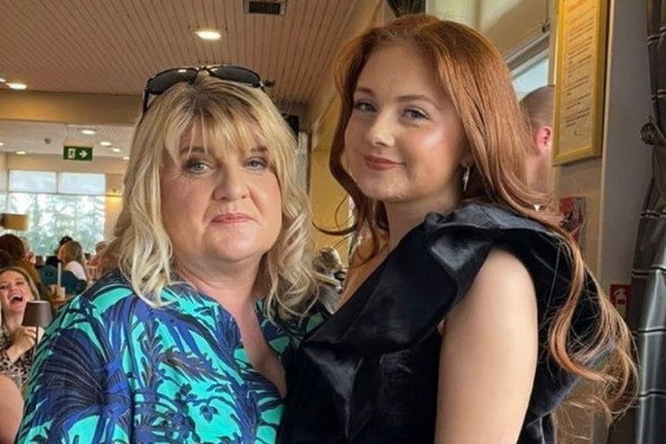 Karen Finnegan and her daughter Niamh at the Riboon Runway fashion show in aid of the North Louth Hospice
