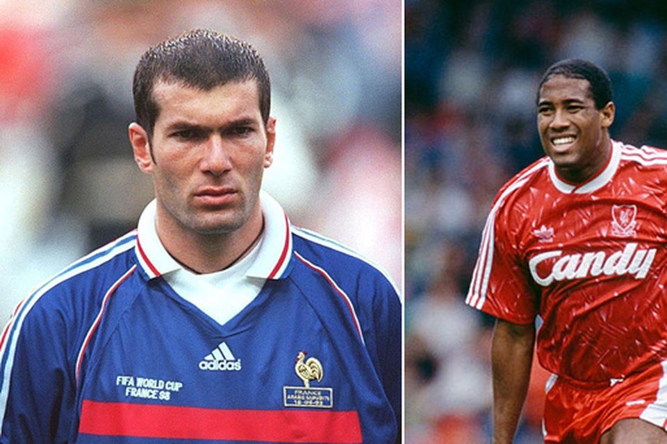 Zinedine Zidane and John Barnes