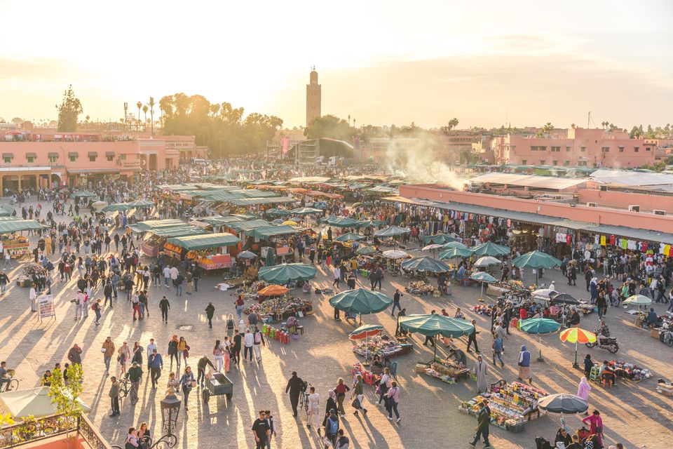 Plaza de Jemaa El Fna, Marrakech.  Foto: Francesco Ricardo Iacomino/Getty