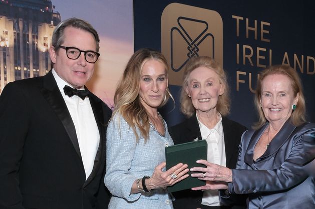 Sarah Jessica Parker and husband Matthew Broderick honoured with Irish arts award