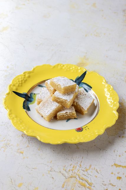 "Cute little lemon bars are just perfect for a mid afternoon treat with a cup of tea." Photo: Tony Gavin
