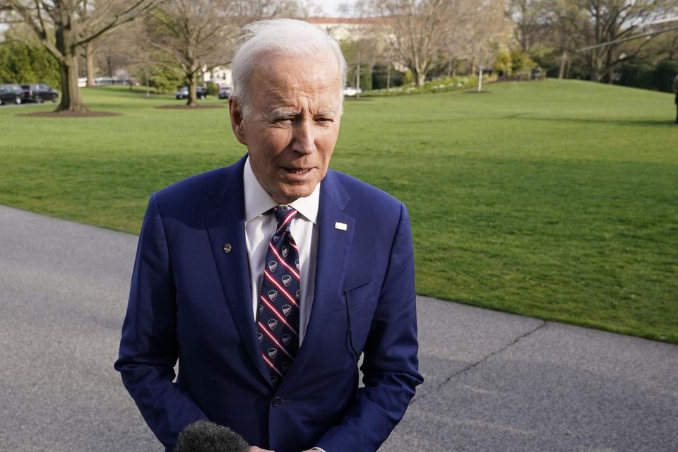US president Joe Biden (Susan Walsh/AP)