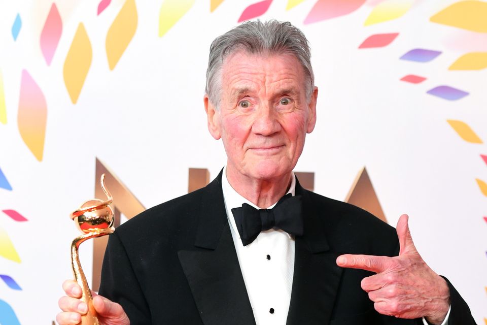 Michael Palin wins the Special Recognition Award during the National Television Awards at London’s O2 Arena (Ian West/PA)