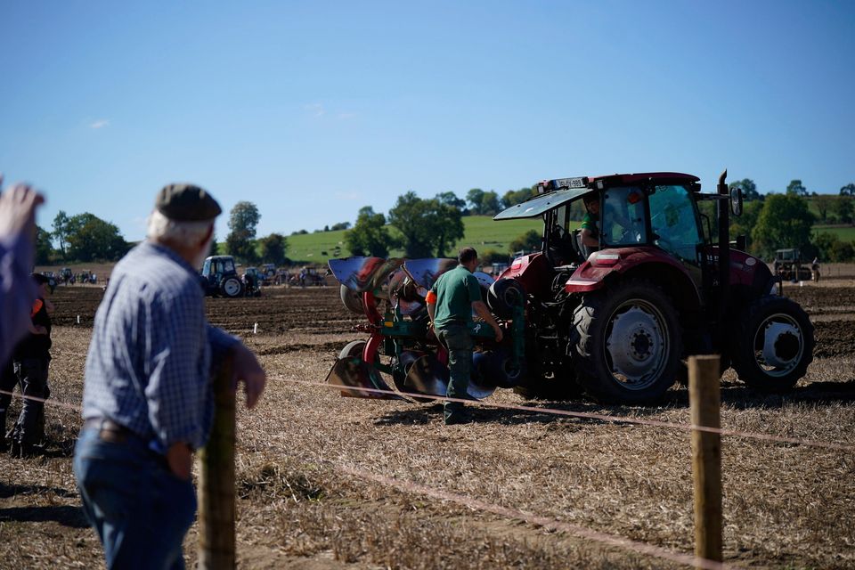 People at the National Ploughing Championships at Ratheniska, Co Laois. Photo: Niall Carson/PA Wire