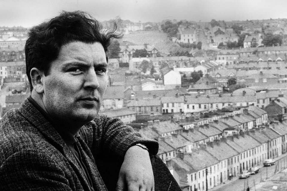 STRONG LEADERSHIP: John Hume, who helped bring about peace in the North, on a rooftop overlooking the Catholic Bogside neighbourhood of Derry in 1970. Picture: Leif Skoogfors/Getty Images