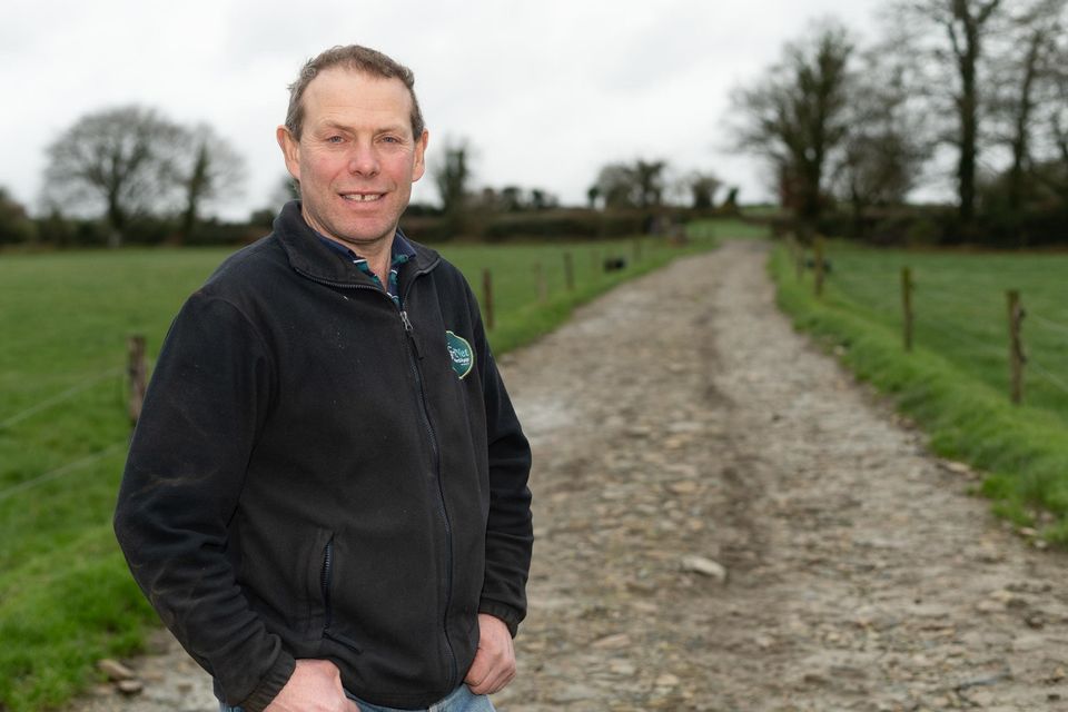 Richard Starrett on his farm in Lifford, Co Donegal. Photo: Clive Wasson
