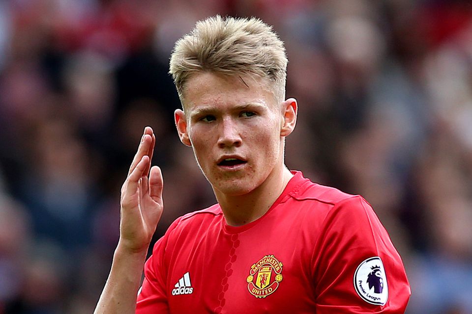 Scott McTominay is looking to make his third competitive Manchester United appearance on Wednesday