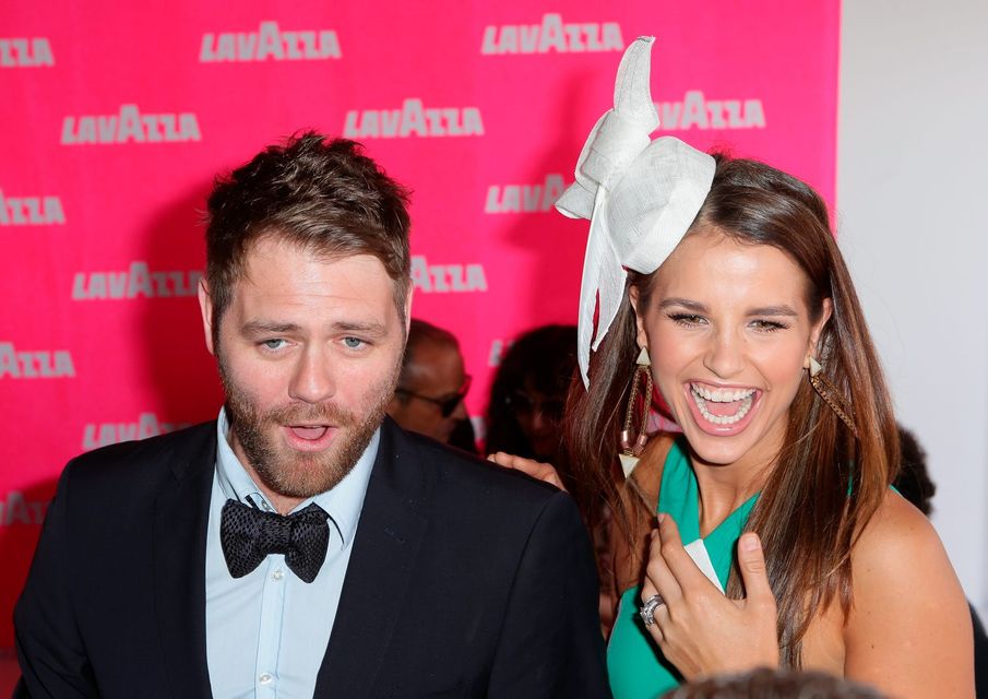 Vogue Williams and Brian McFadden in 2012