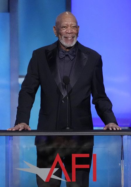 Actor Morgan Freeman addressed the audience (Chris Pizzello/AP)