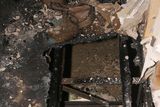 thumbnail: Some of the damage caused by the fire that was started in the former St Patrick's Special school building in Enniscorthy