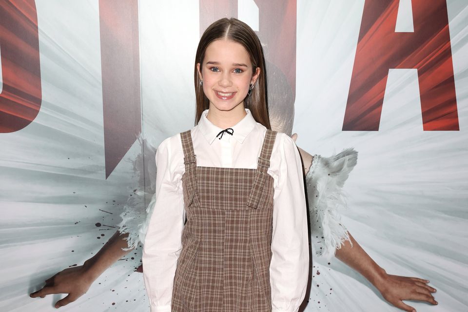 Dublin actress Alisha Weir (14) stars in ‘Abigail’, which will be released later this month. Photo: Getty