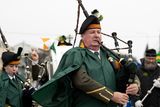thumbnail: St Patricks day parade New Ross. FCA Pipe band Paschal Bolger. Photo; Mary Browne