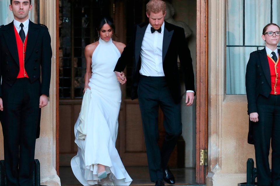 Meghan markle best sale evening wedding dress